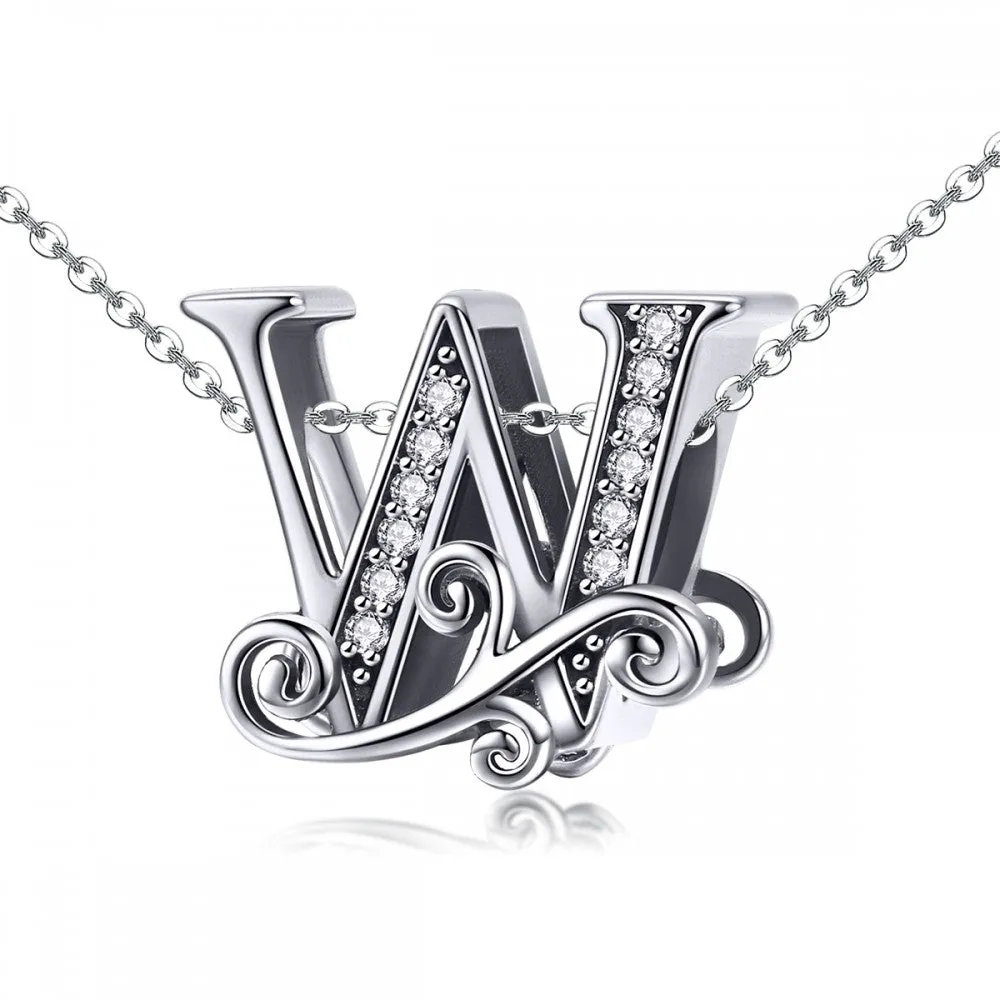 Letter W Initial Alphabet Charm