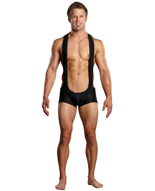 Male Power Sling Short Black L-xl