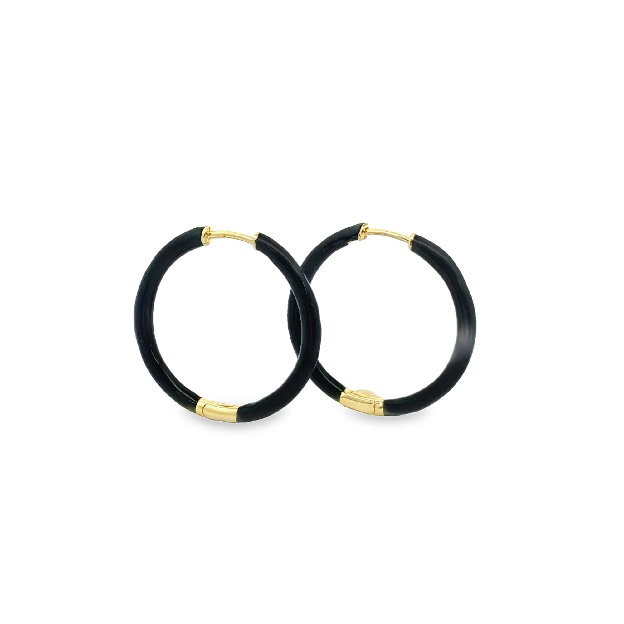 Modern Dark Off-Pastel Colored Hoops (L555)