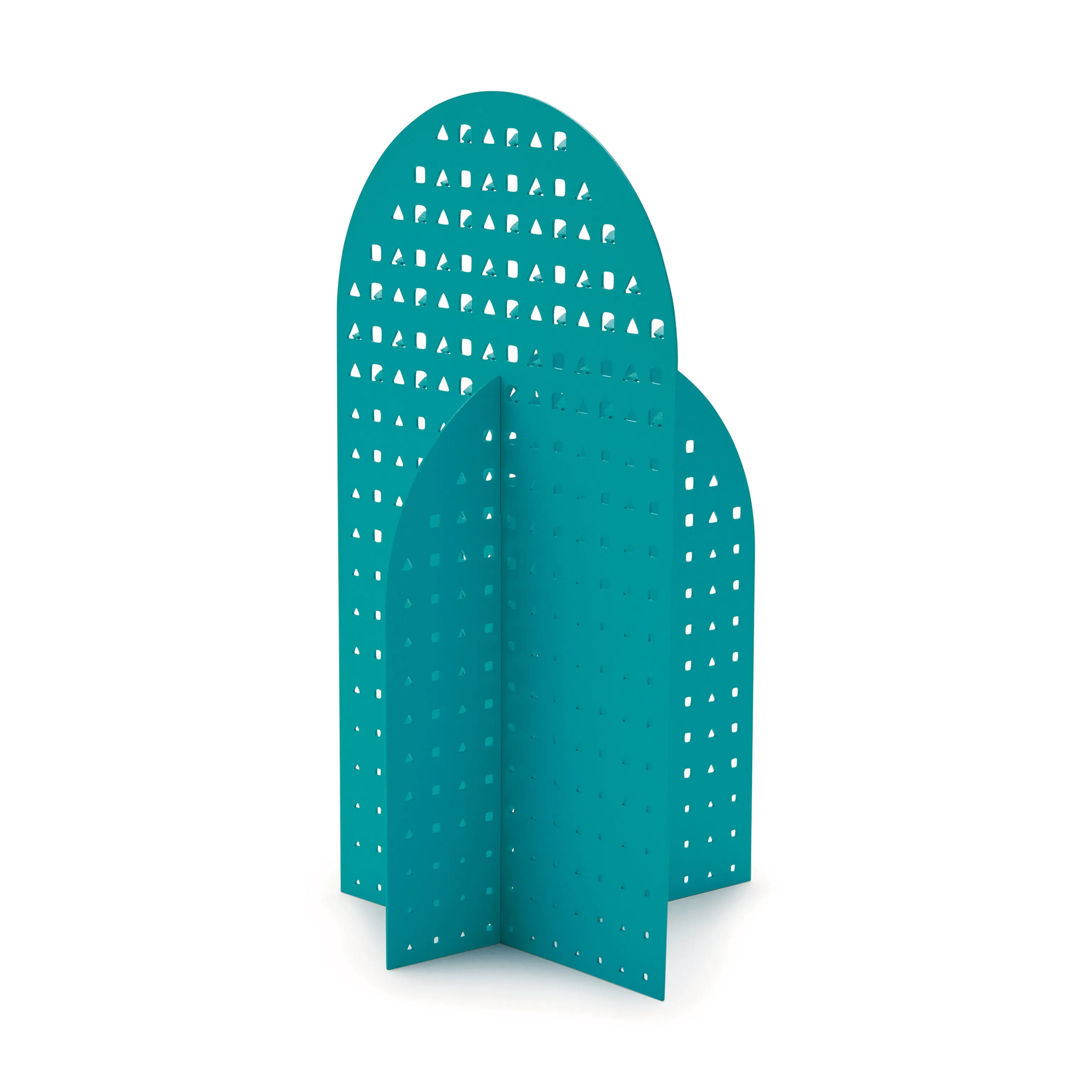 Modern Geometry Jewelry Stand - Teal