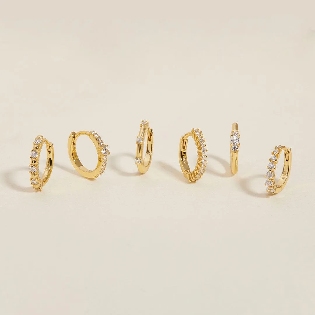 Murphy 6-piece hoop earring set