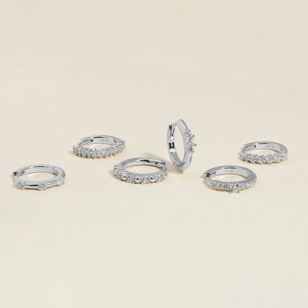 Murphy 6-piece hoop earring set