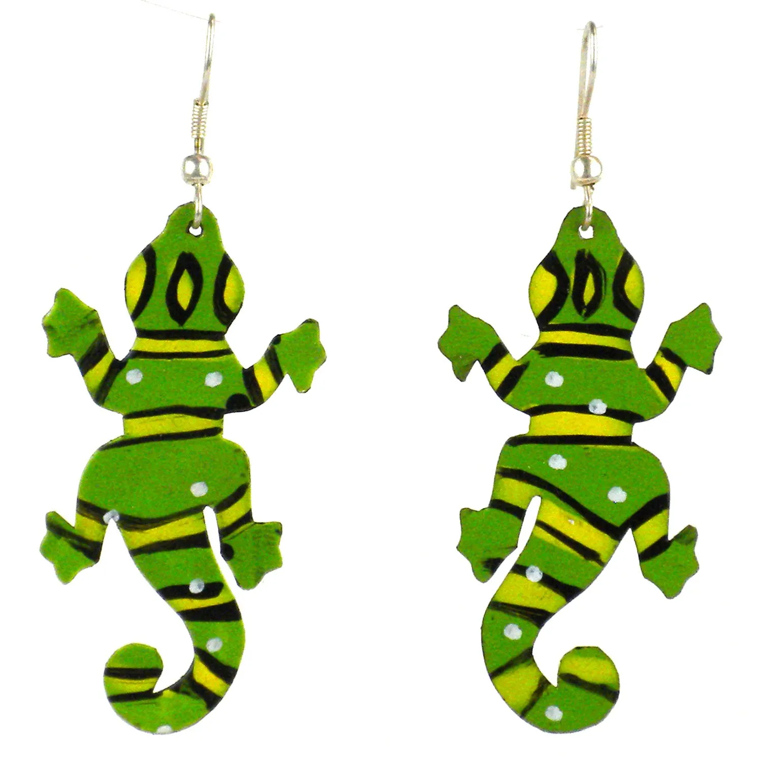 Painted Gecko Earrings Creative Alternatives