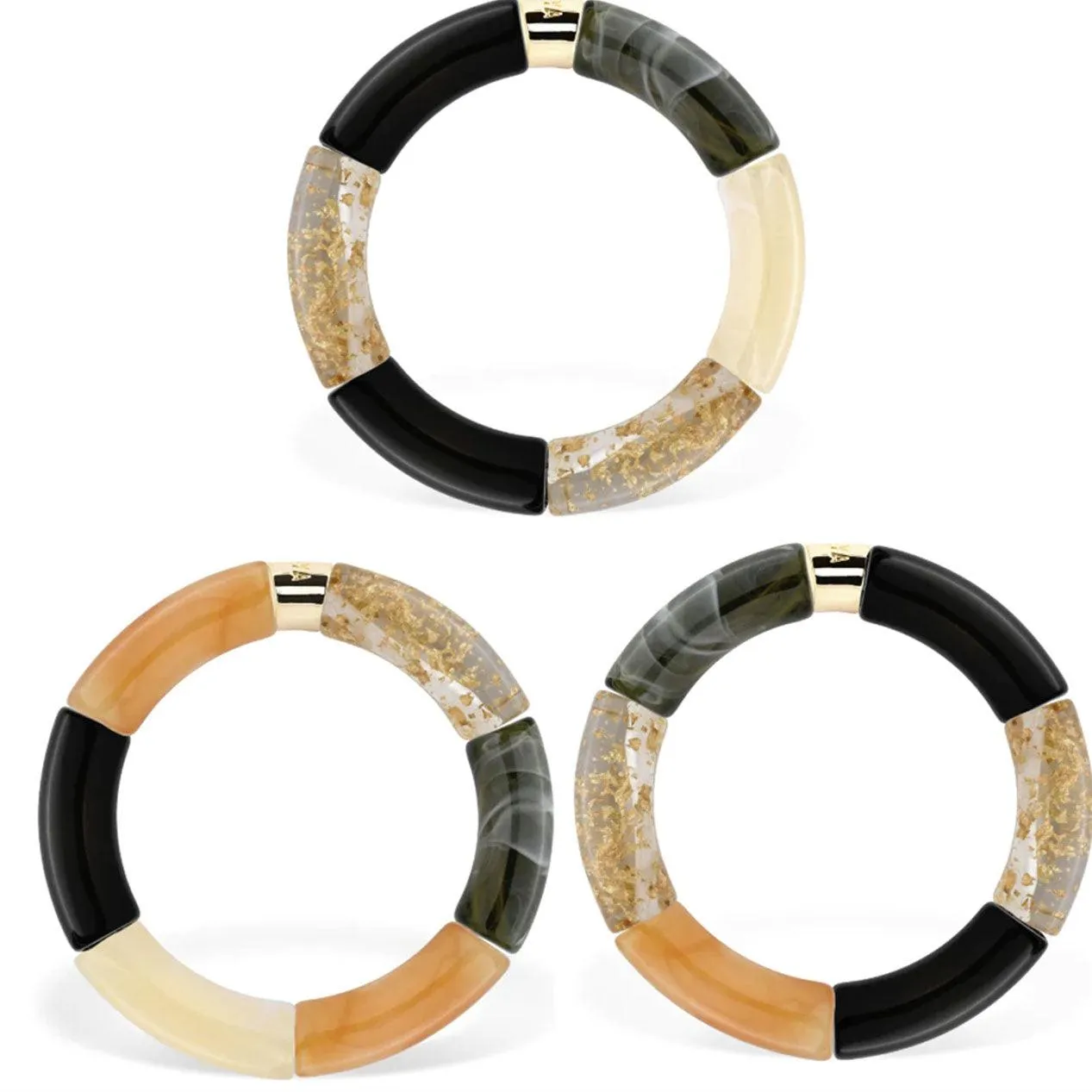 Parabaya Bangle | Black Night