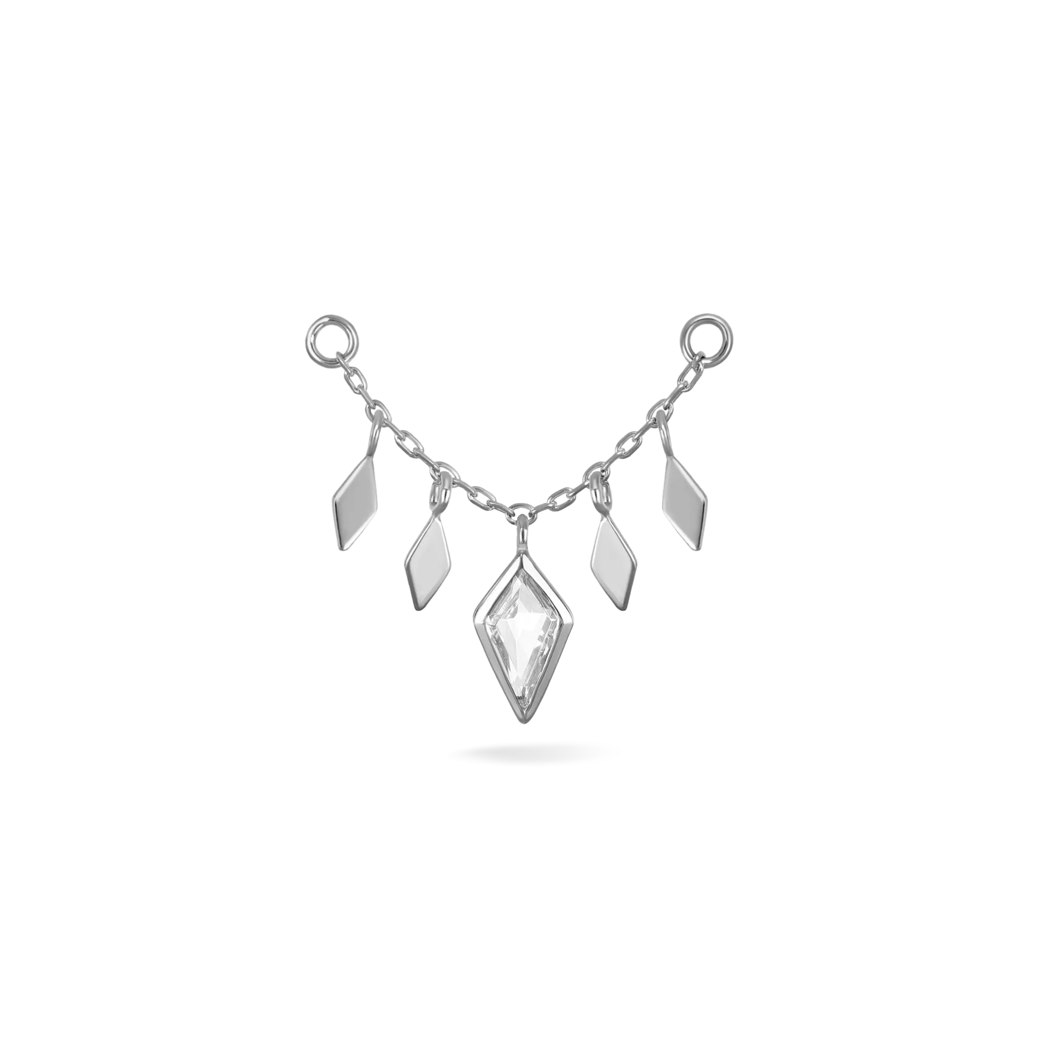 Patra Chain Attachment with White Topaz