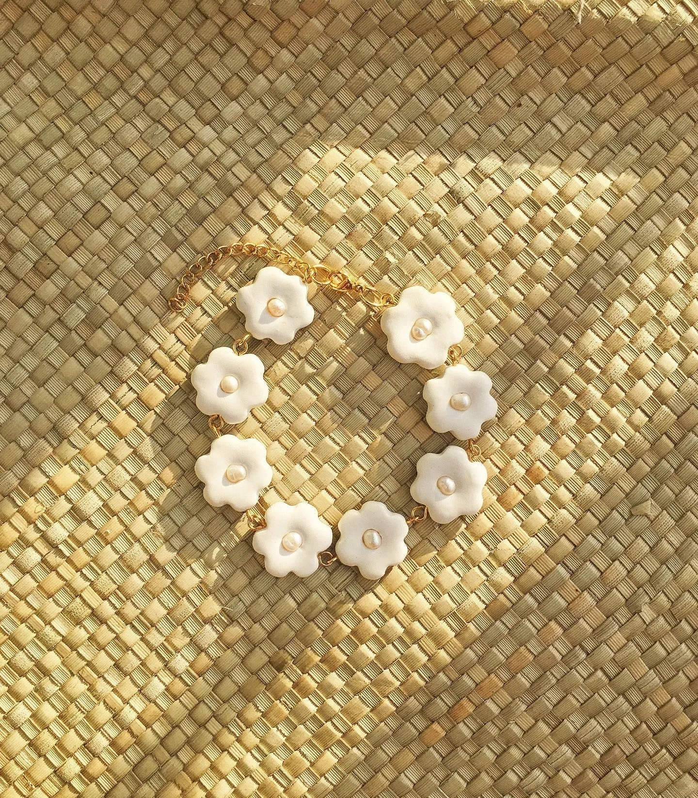 Pearly Sampaguita Bracelet