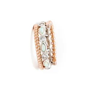 Rotating Ring Rose Gold & Silver - Sale