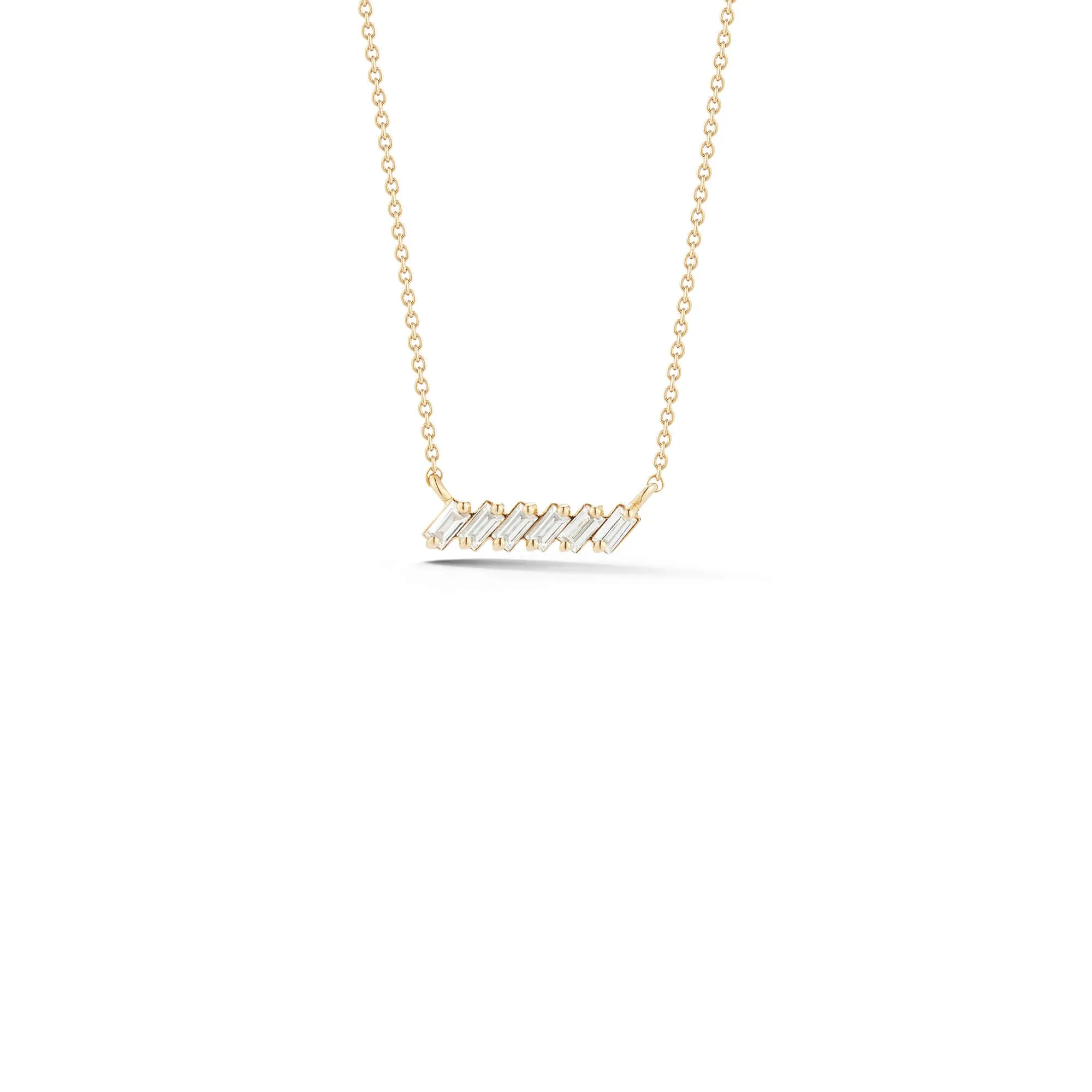 Sadie Pearl Slope Bar Necklace