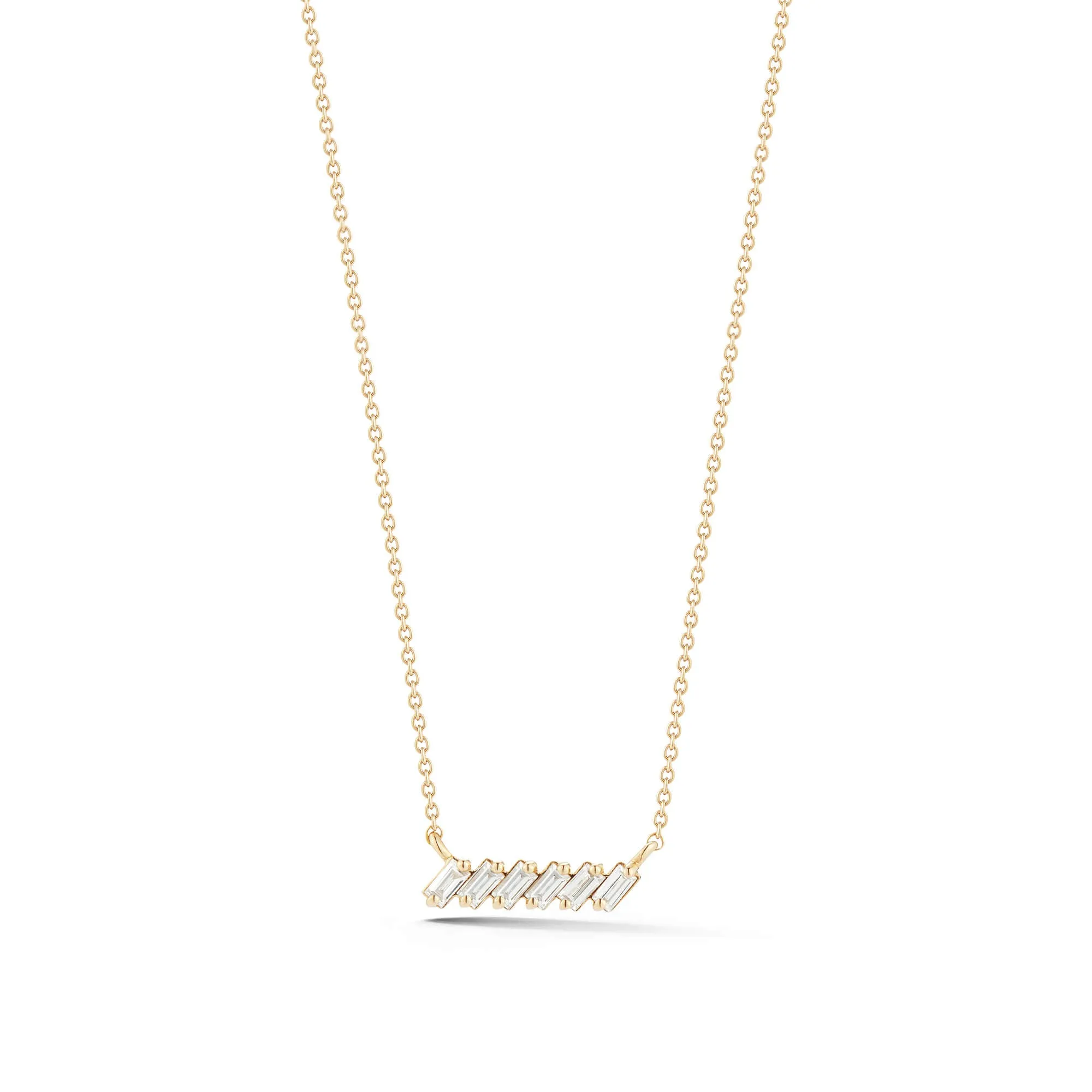 Sadie Pearl Slope Bar Necklace