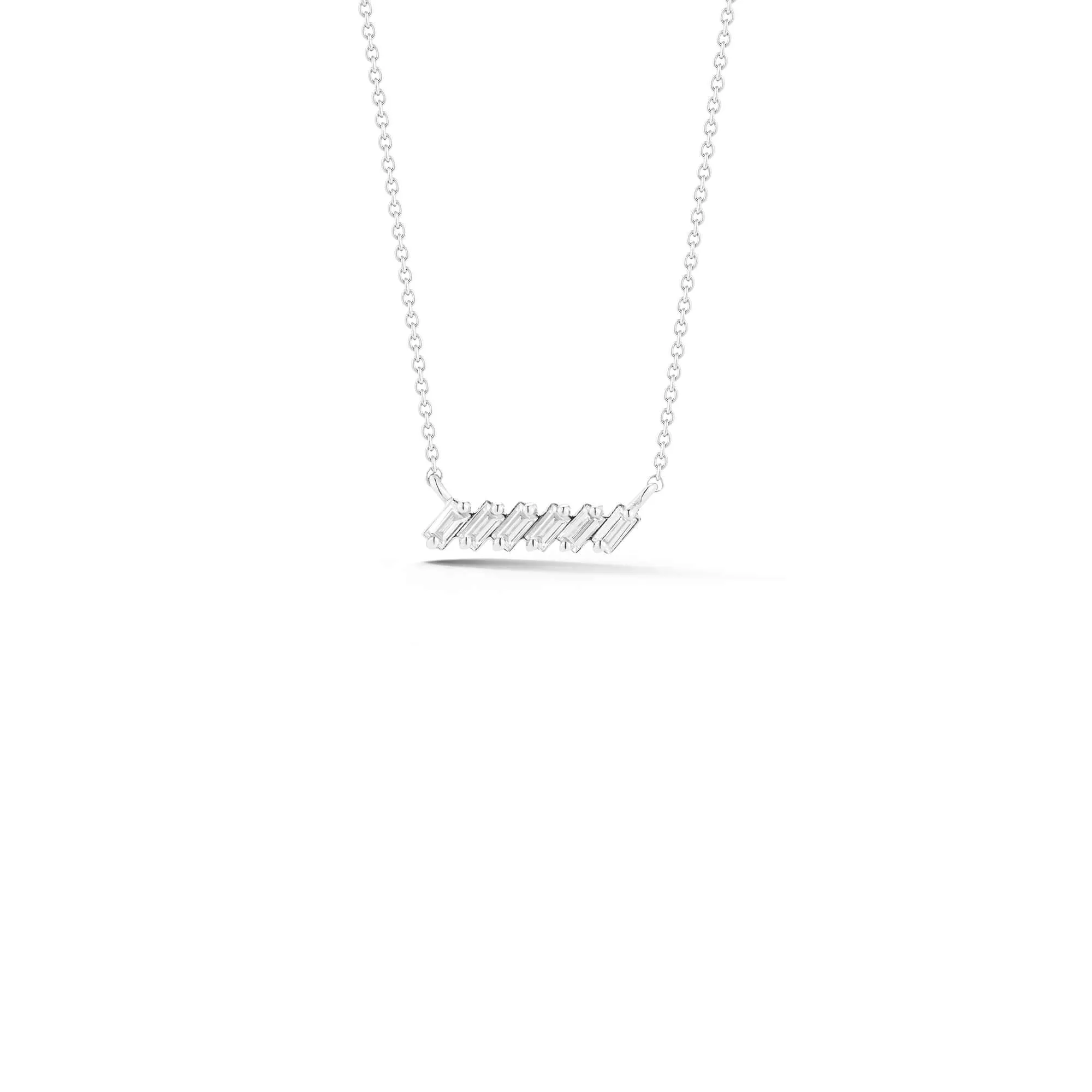 Sadie Pearl Slope Bar Necklace