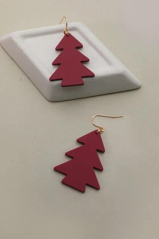 Simple & Fun Tree Earrings - 3 Colors!