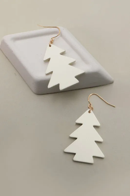 Simple & Fun Tree Earrings - 3 Colors!