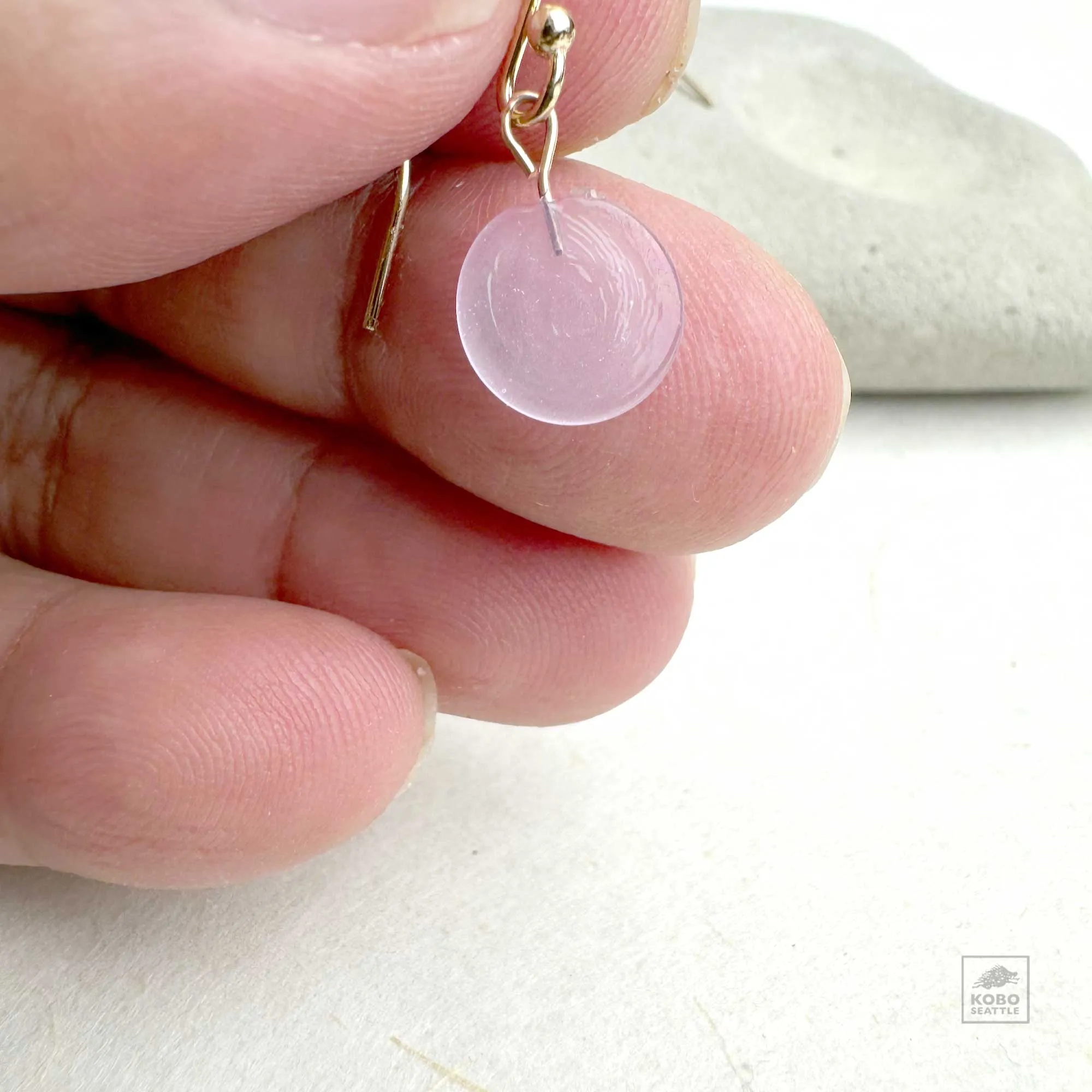 Simple Glass Earrings