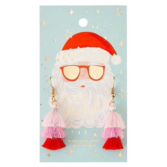 Slant | "I Sleigh" Party Earrings