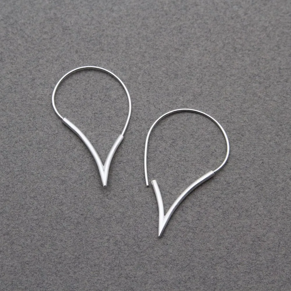 Teardrop Hoop Earrings