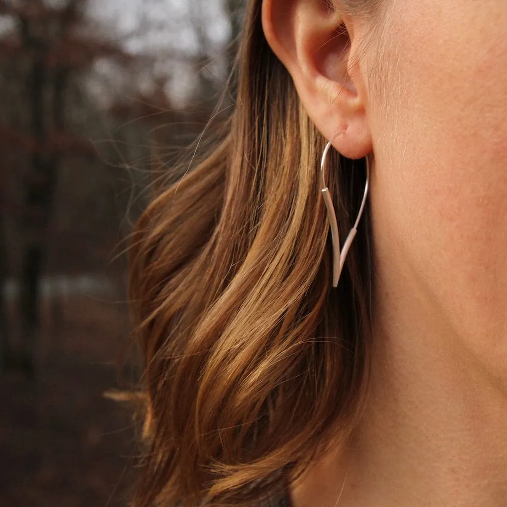 Teardrop Hoop Earrings