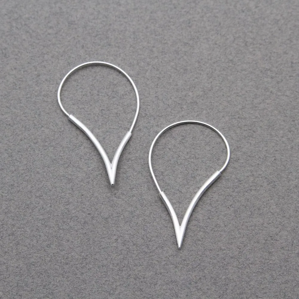 Teardrop Hoop Earrings