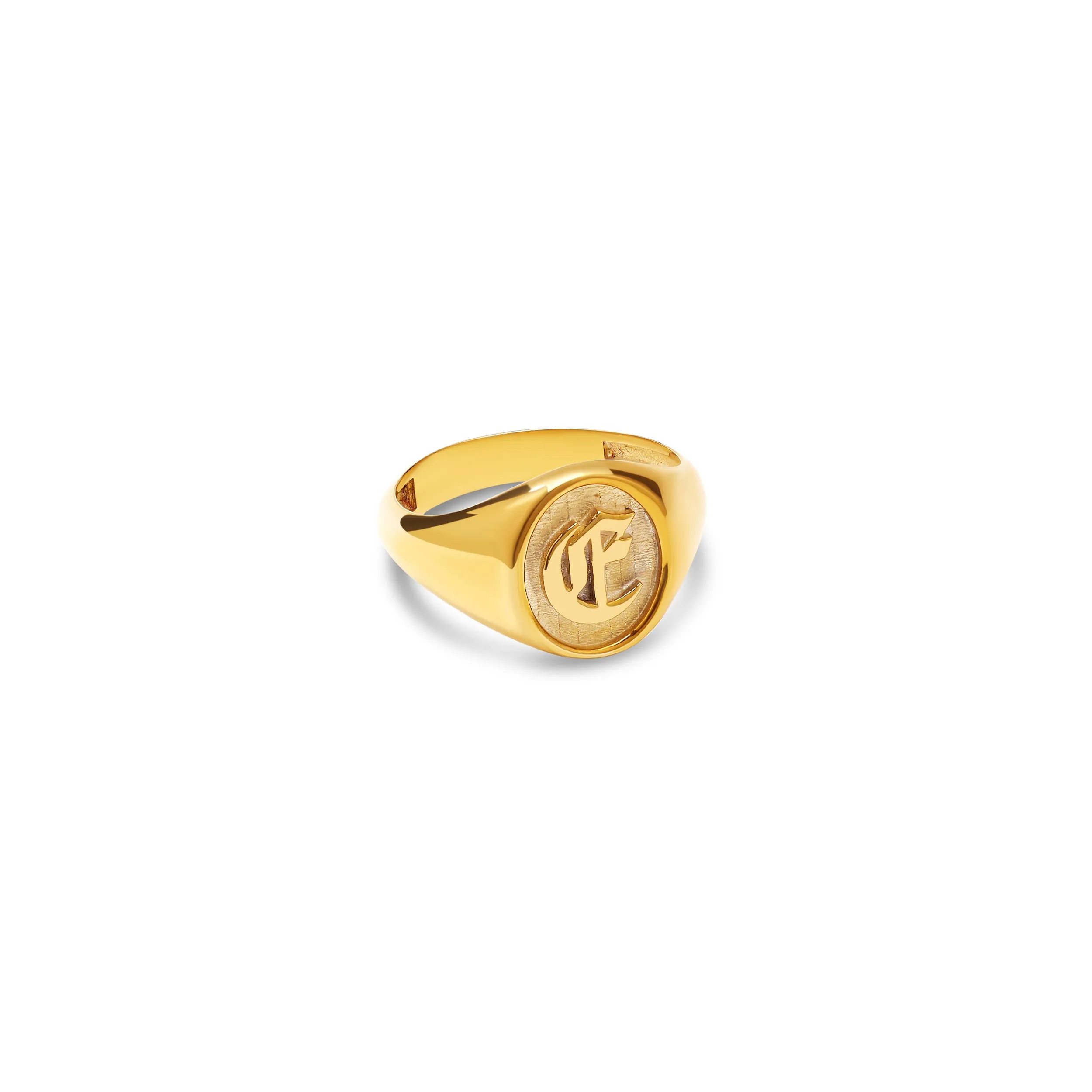 THE OLD ENGLISH OVAL SIGNET RING