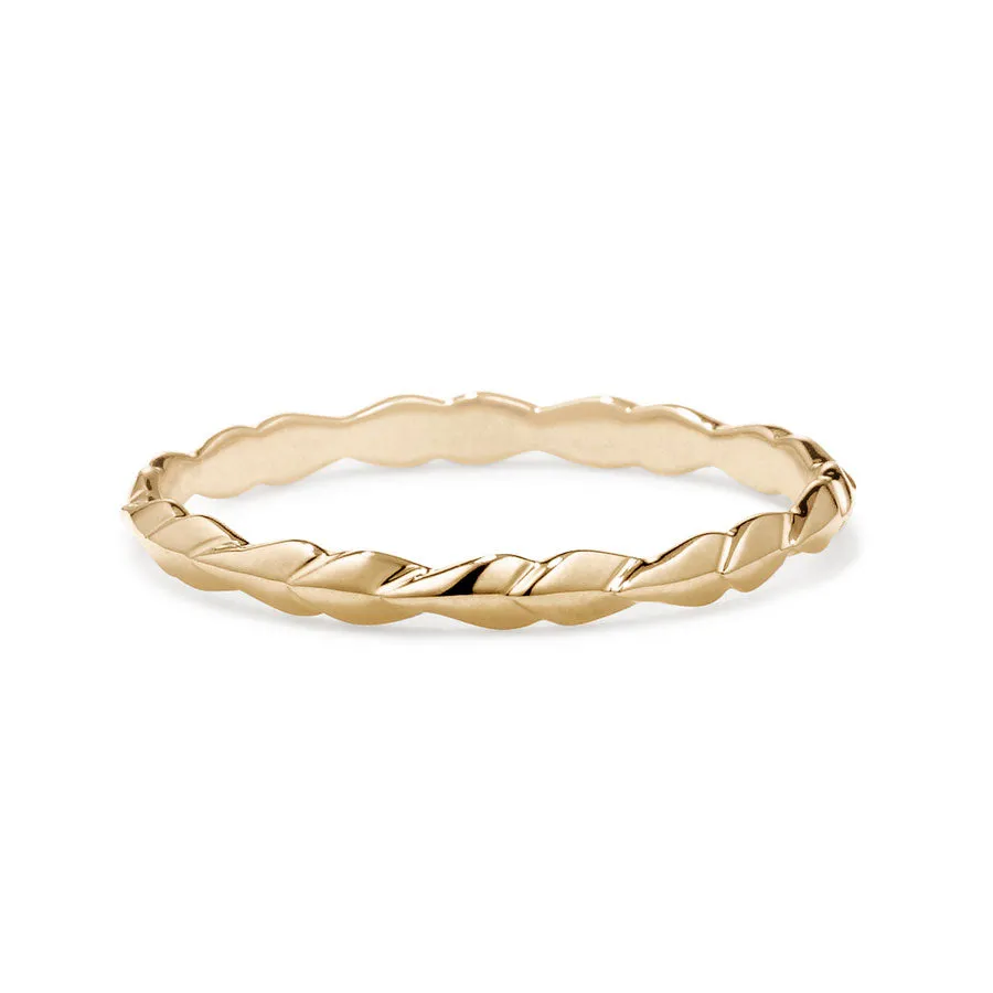 Tiny Sheaves Band - 14k Gold