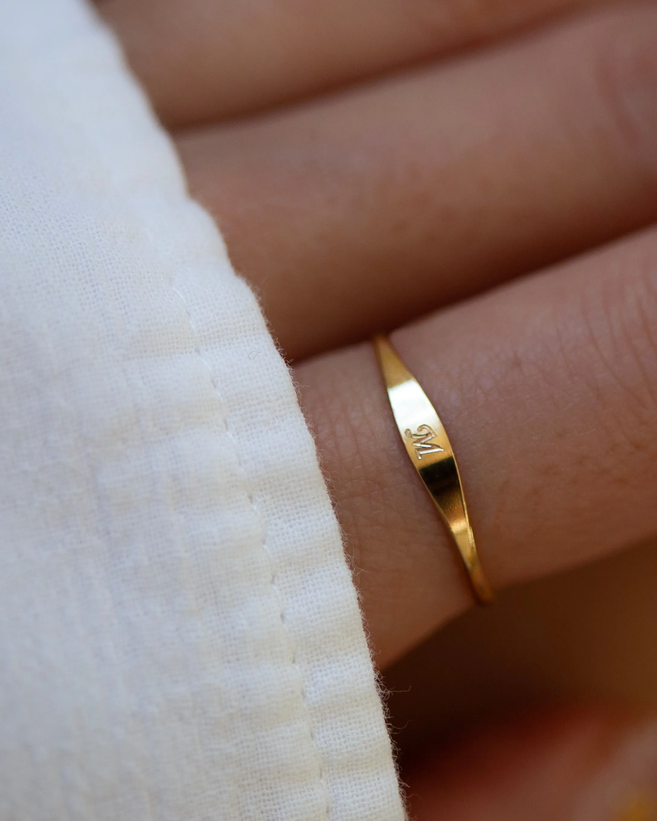 Tiny Signet Ring