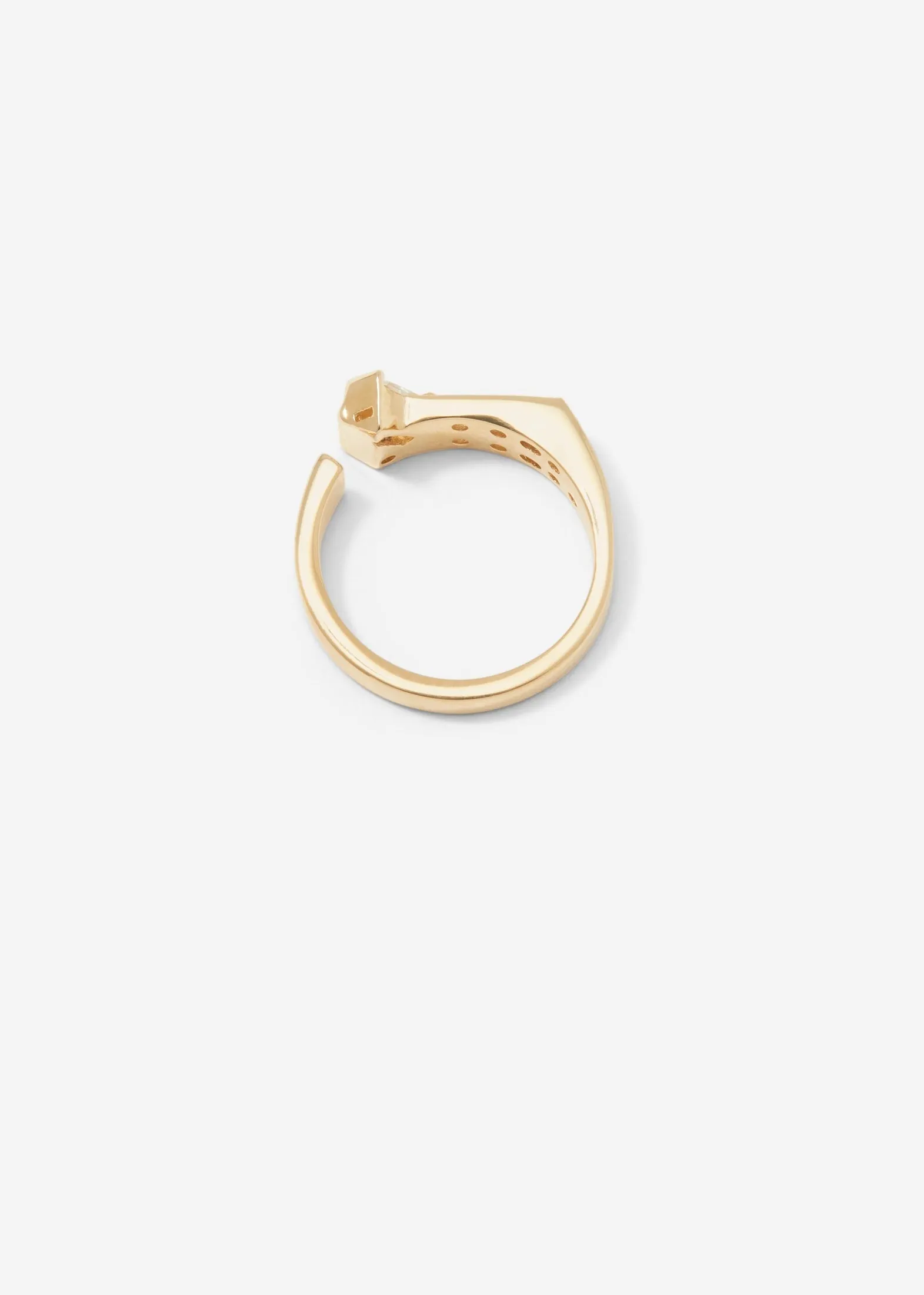 Warped Signet Ring Mini