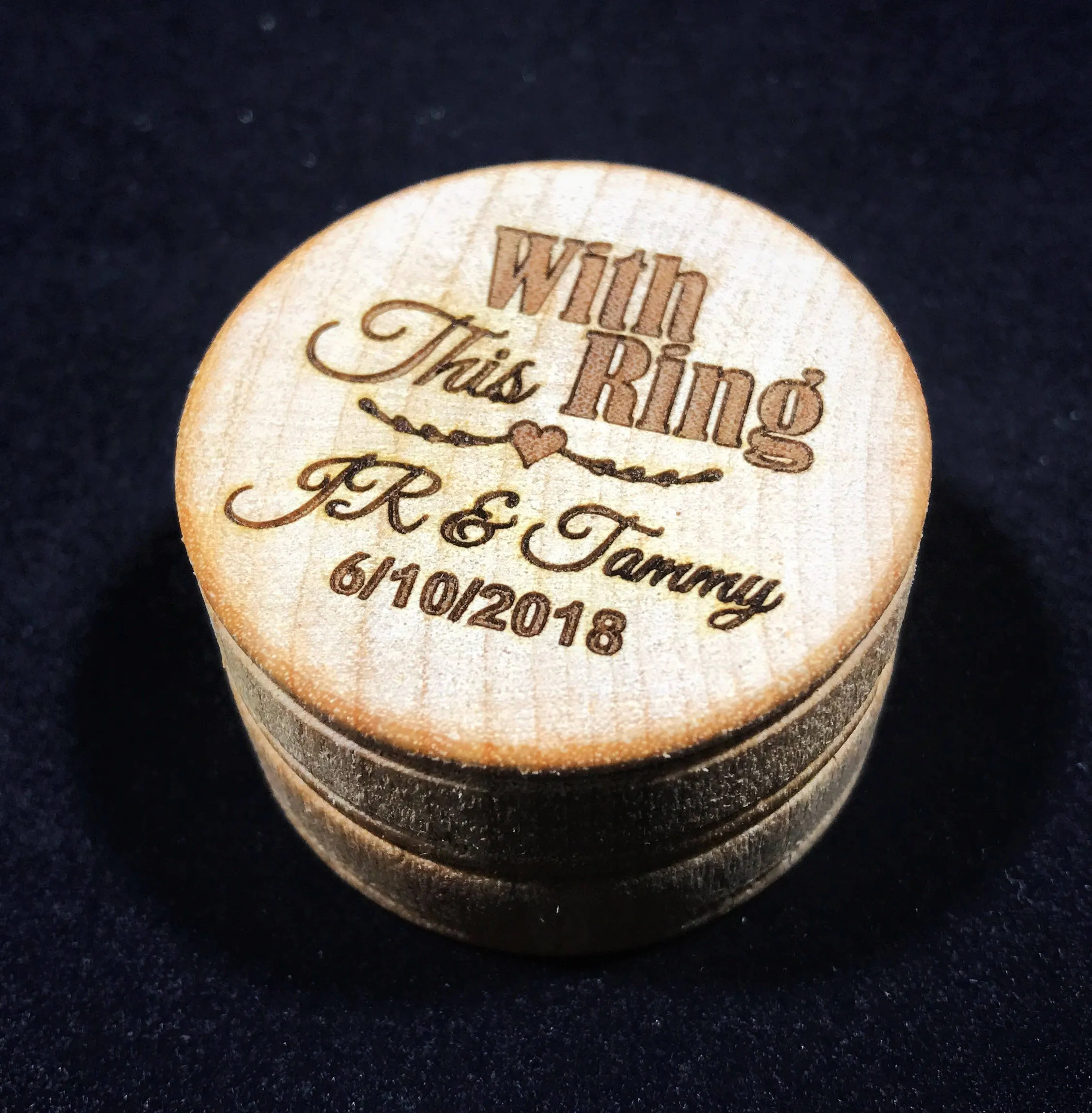 With This Ring Wedding Ring Box