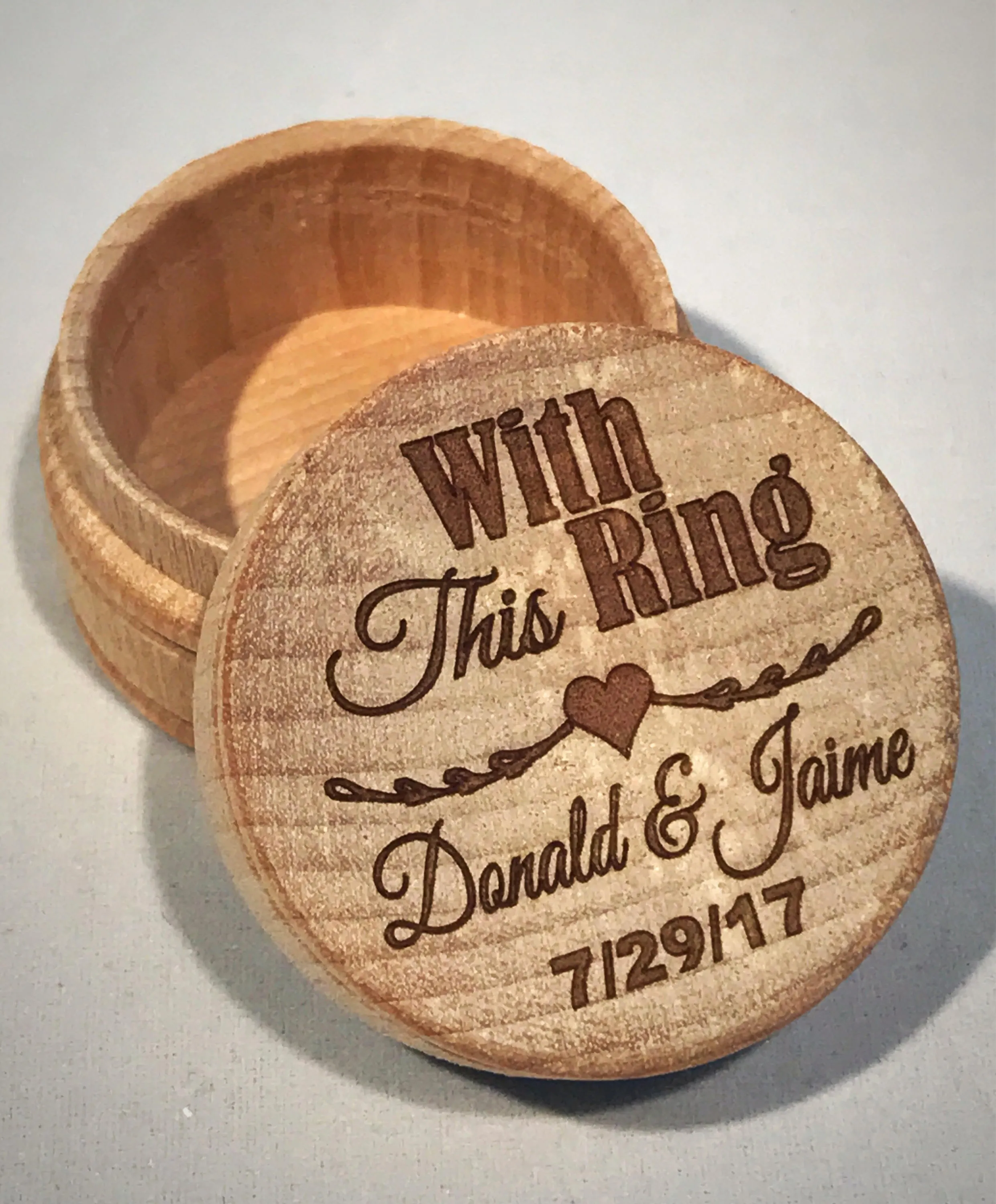 With This Ring Wedding Ring Box